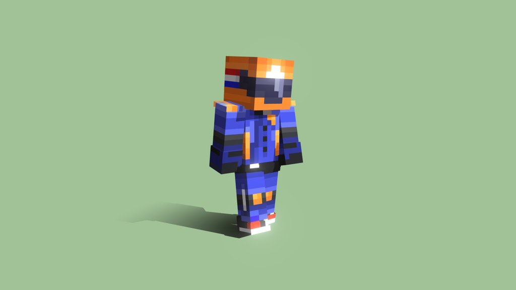 Minecraft Racing Driver Skin