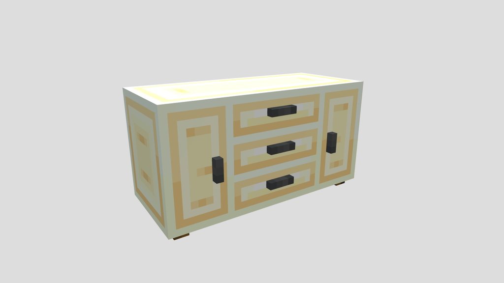Birch Cabinet [minecraft]