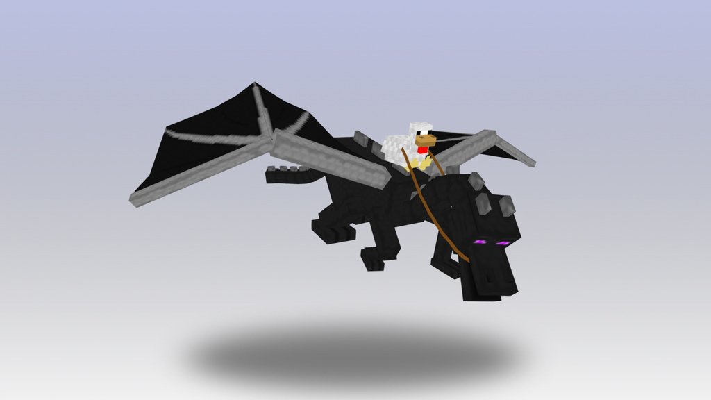 EnderDragon with chicken